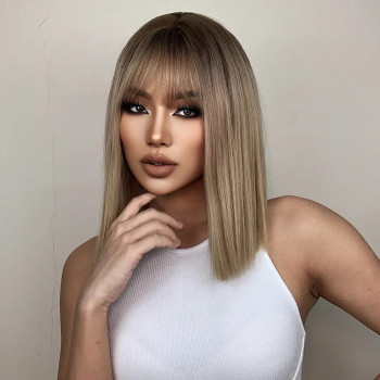Peruca Natural Ombre